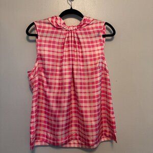 J.Crew Collection Knotted Mockneck Blouse – Large - MF0234